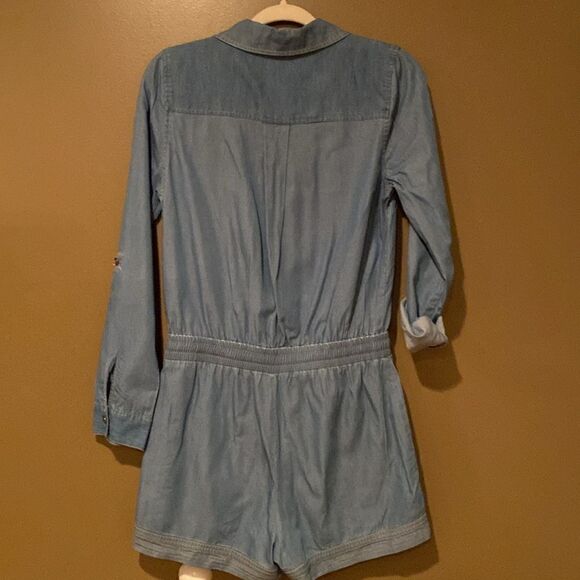 Morgan Claire Lightweight Romper Long Sleeves Size Small Junper - Picture 6 of 11